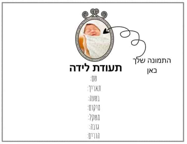 תעודת לידה