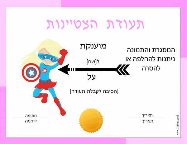 לבנות עם גיבורת על